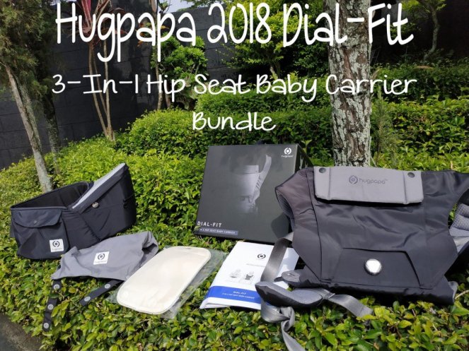 Hugpapa dial-fit 3in1 hipseat baby carrier bundle review ndiievania